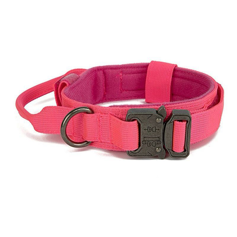 Pet Dog Collar Leash Set Nylon Material Durable Dog Collar Reflective Leash Pet Tactical Training