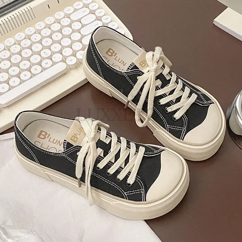 Women's Canvas Shoes Comfortable Versatile Korean Style New Fashion Spring and Summer Girls Sneakers Ins Casual Women Shoes
