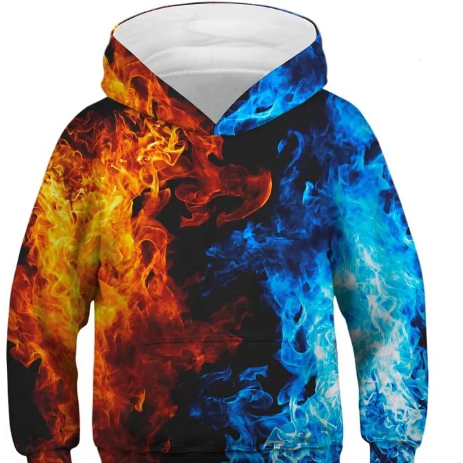 Hoodie for Mens Womens Hoodie Pullover Wolf Sweatshirts 3D Cool Top Hoodies sweatshirt keep warm cool