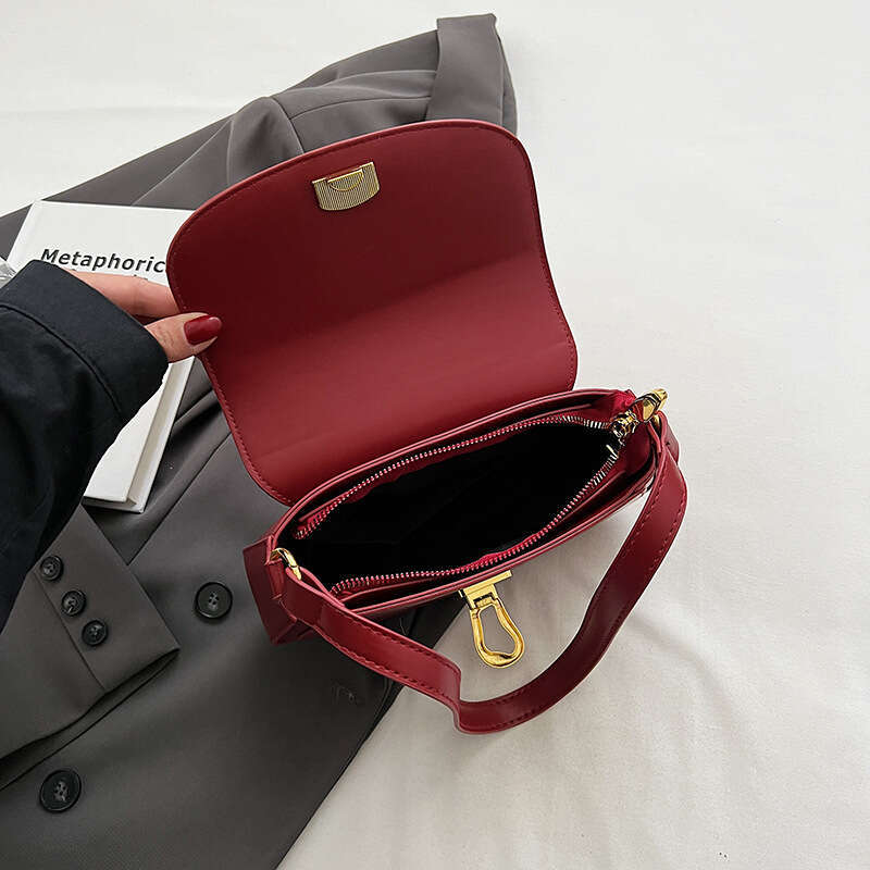 Women's Bags Handbag Popular Handbag Autumn And Winter New Fashion Niche Design Armpit Simple Single Shoulder Diagonal Cross Women's Bag