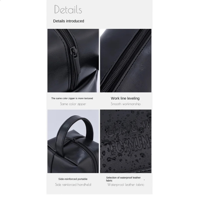 Mens Fashion toiletry bag | portable travel skincare storage multifunctional cosmetic 241213