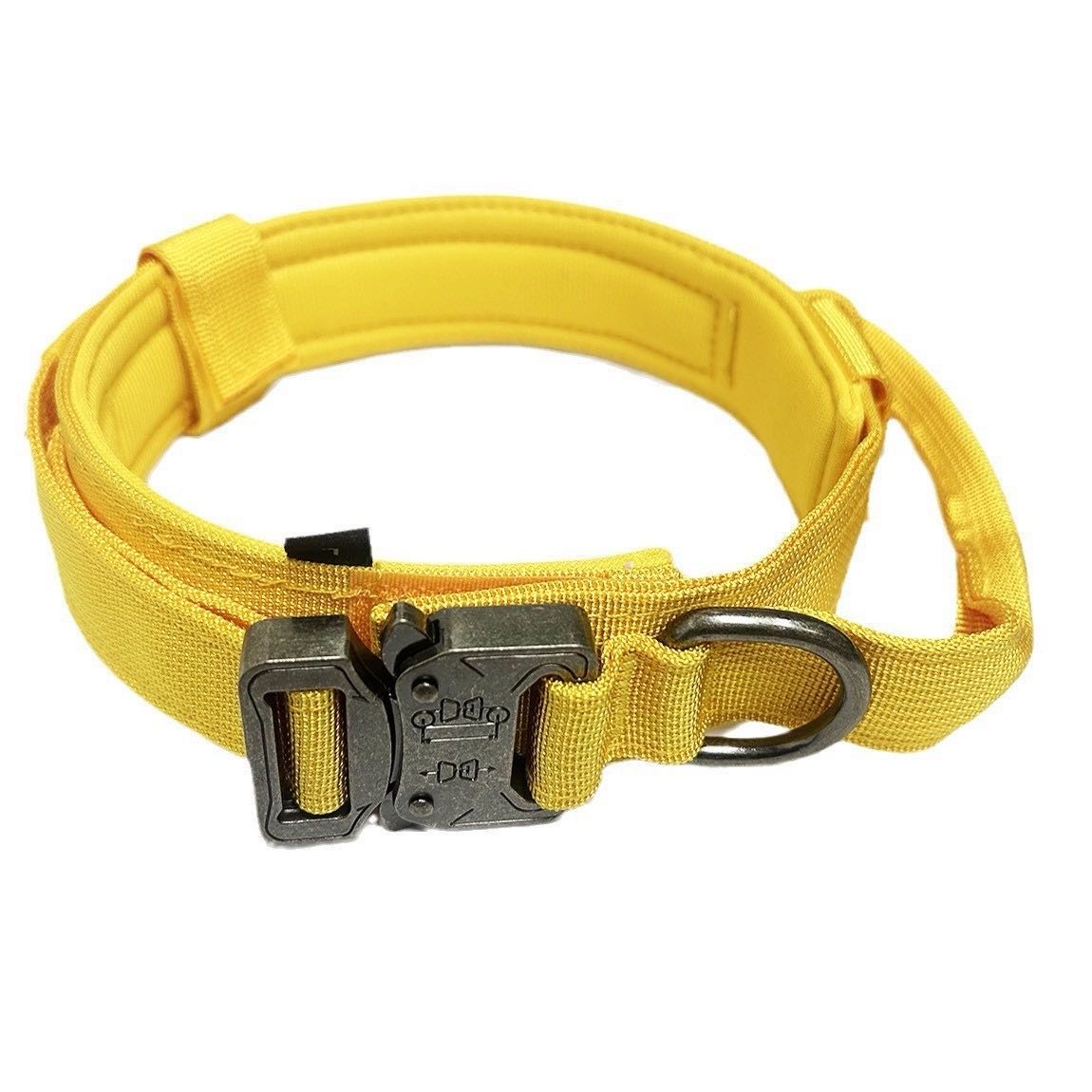 Pet Dog Collar Leash Set Nylon Material Durable Dog Collar Reflective Leash Pet Tactical Training