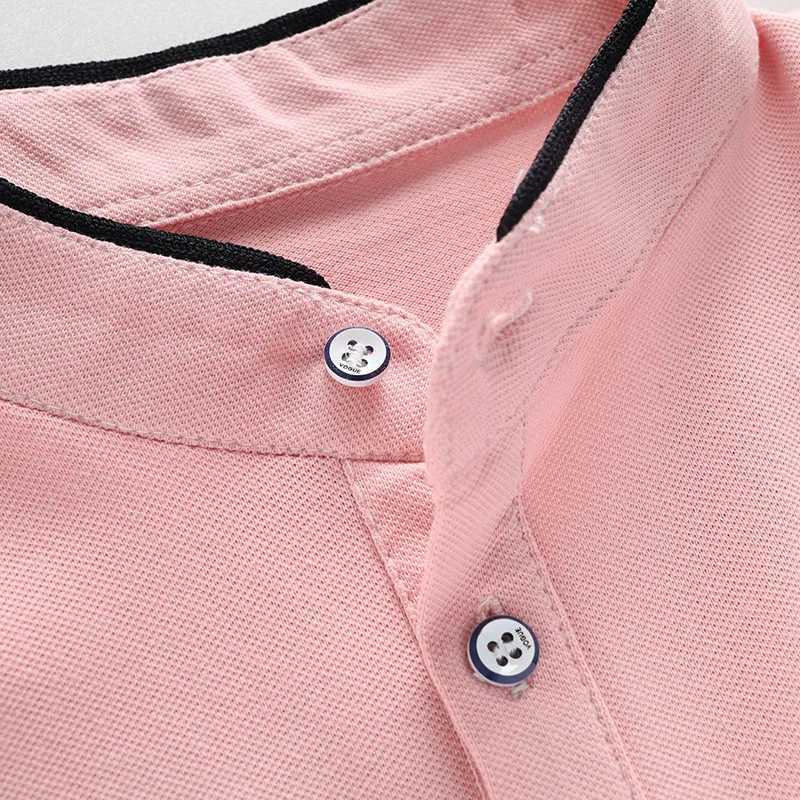 Boys school uniform polo shirt 2024 new summer childrens casual short sleeved top suitable for children aged 4-15 W241223