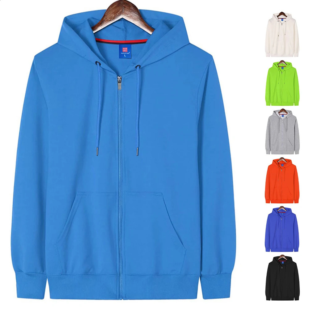 Flat lightweight zipper hoodie unisex wholesale floral mens hoodie zipper hoodie mens sportswear Sudaderas Para Hombre 241223