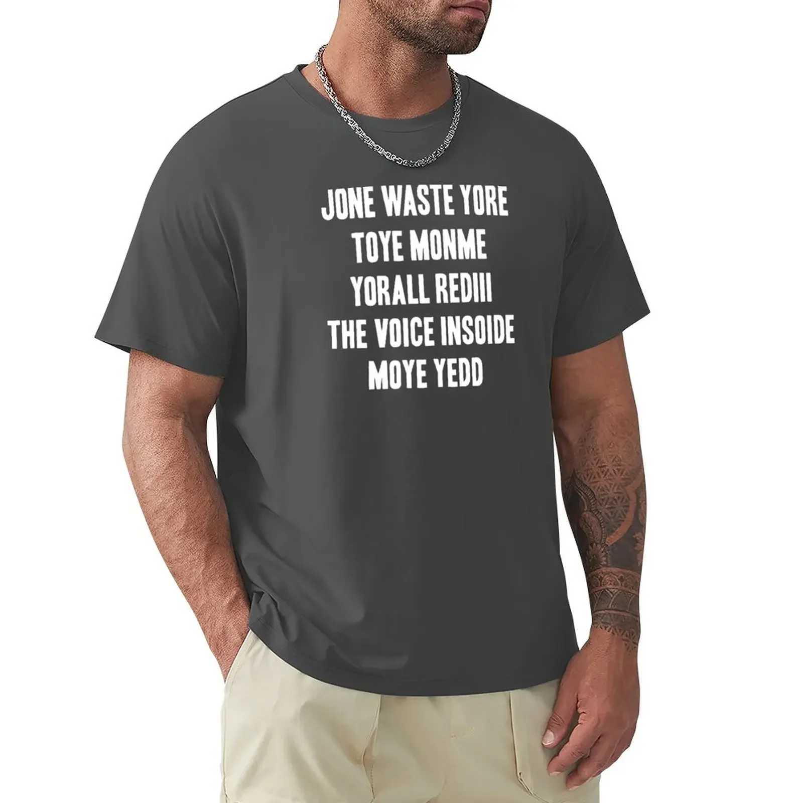 Customize plain T-shirt for men dont waste time on me I miss you Blink-82 T-shirt W241223