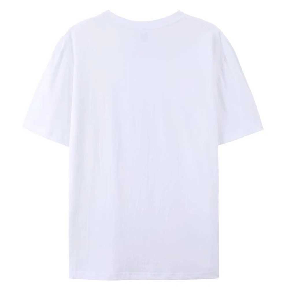 100% cotton T-shirt unisex white crew collar T-shirt Coton Herren T-shirt Uomo black mens Playeras De Hombre T-shirt W241223