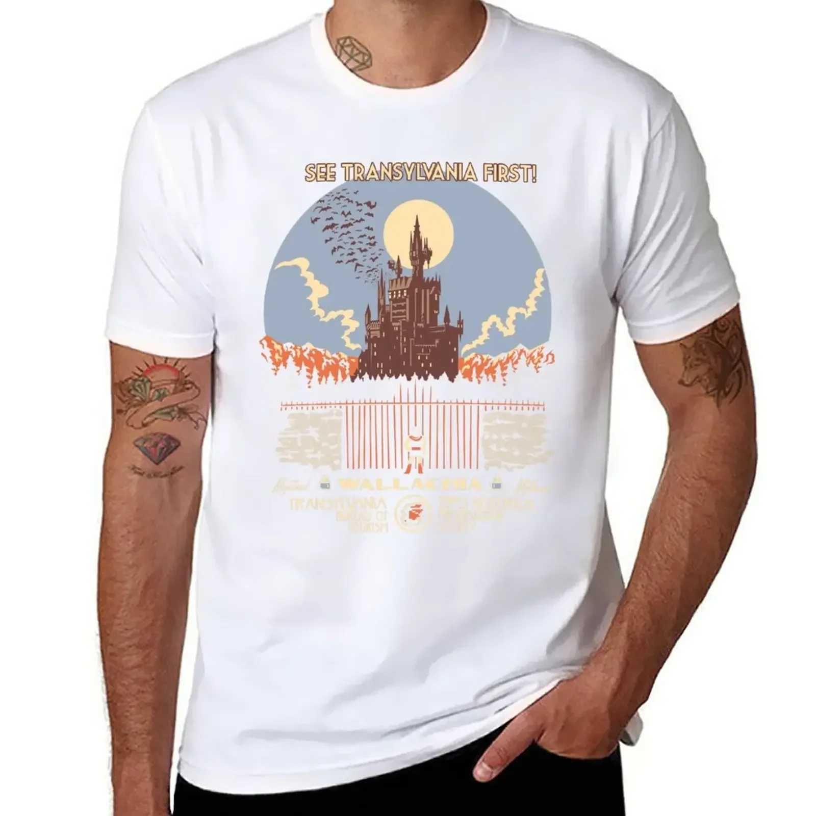 New to Castlevania First! T-shirt for sports enthusiasts cute clothes plain weave T-shirt mens A-Team short sleeved T-shirt W241223