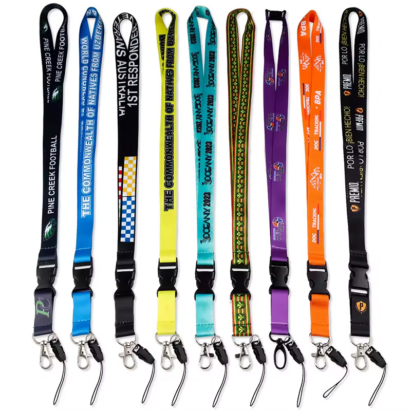 Customization LOGO Phone Lanyard Neck Hanging Lanyards for Keys ID Card ,Polyester Lanyard lanyards,Custom Breakaway Sublimation Keychain Lanyards Wit