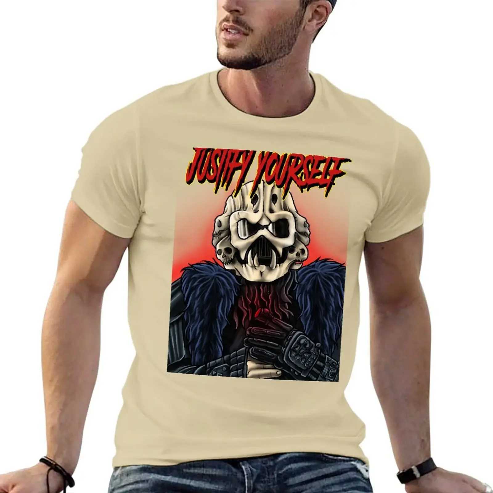 Flat fit plus size slim fit mens T-shirt red dwarf prosecutors T-shirt mens clothing harajuku oversized graphic T-shirt W241223