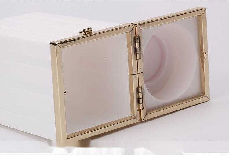 Clutch Bag Lipstick Lipstick Hand Shoulder Evening Dress Chain Dinner Mini Acrylic Handbag Handbag Womens Tote Bags 240920