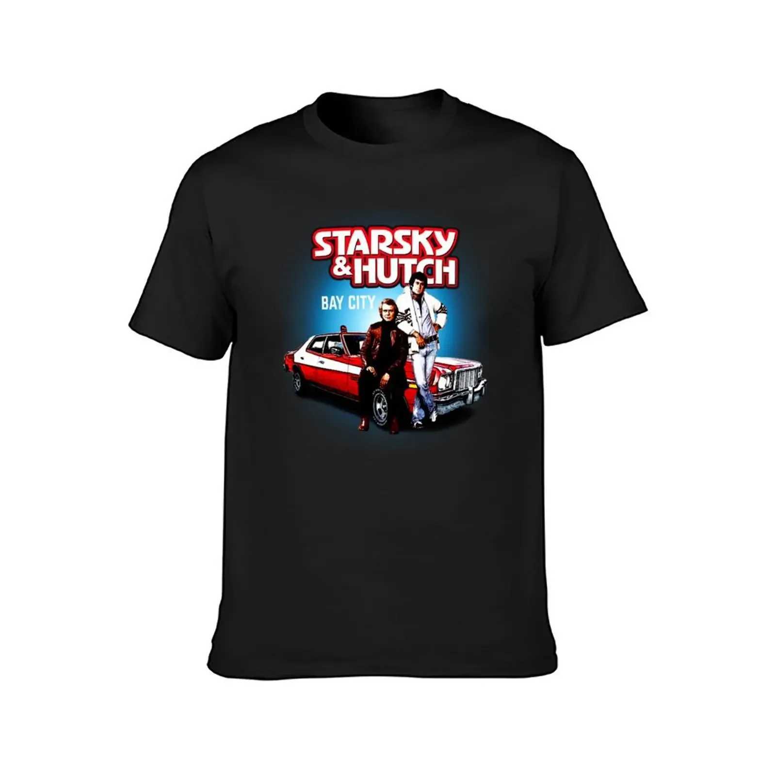Starsky and Hutch TV Drama T-shirt Sweater Animal Prince Boy Retro T-shirt Pocket Shirt Mens Solid Color T-shirt W241223