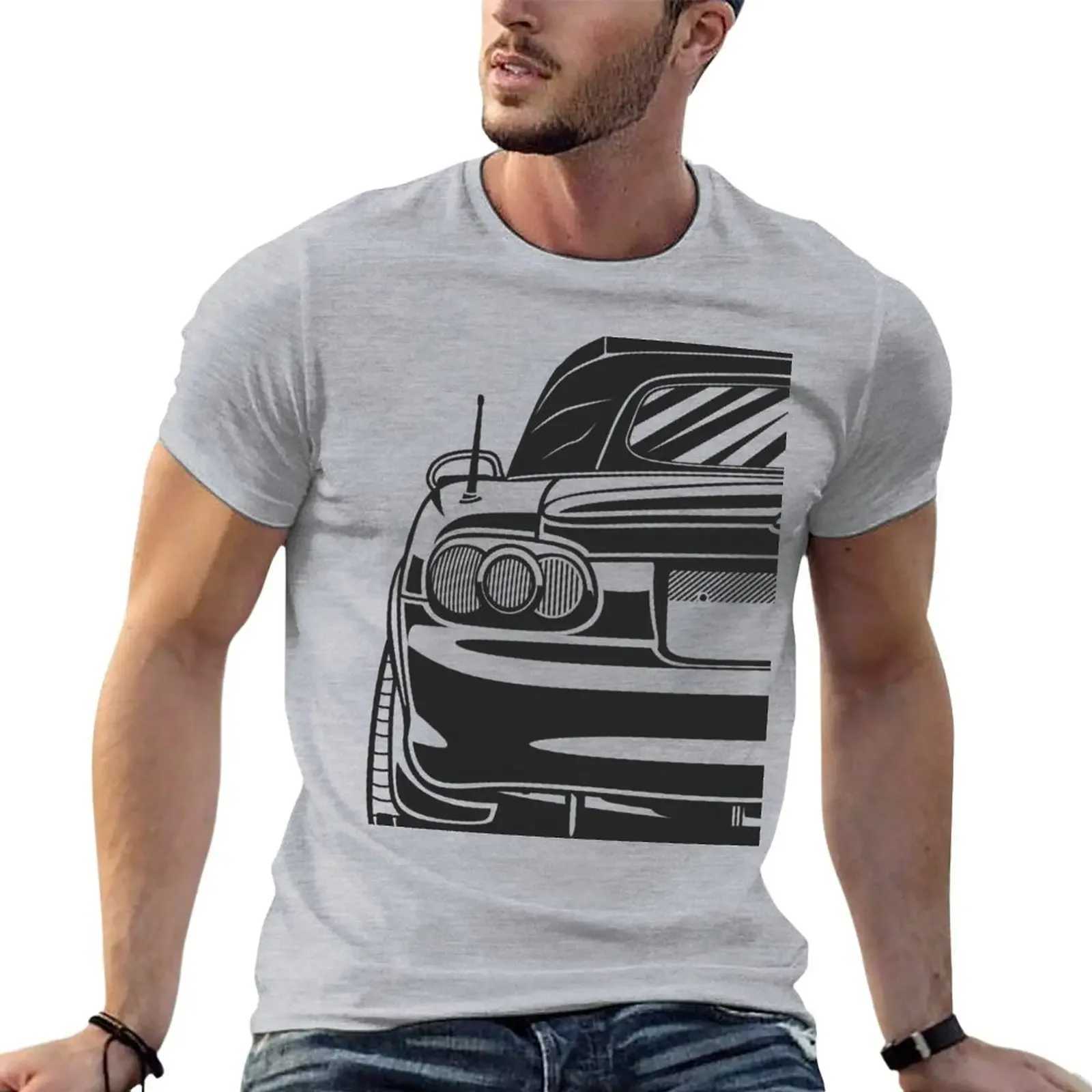 MX5 Miata Roadster NB Rear T-shirt Customized Summer T-shirt Heavy duty T-shirt Sweater Solid Color Round Neck Black T-shirt for Men. W241223