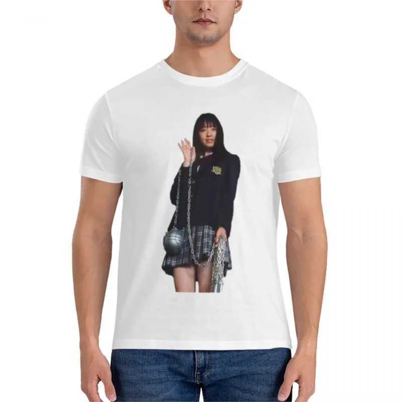 Brand Mens Cotton T-shirt Gogo Yubari Classic Mens Pure Cotton T-shirt W241223