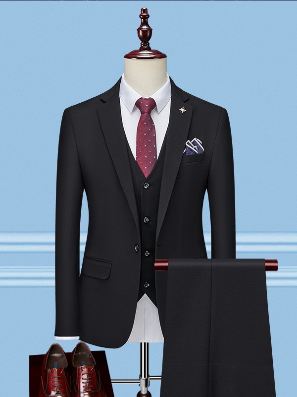 S1223Professional formal suit small suit Korean style slim fit best man groom wedding dress