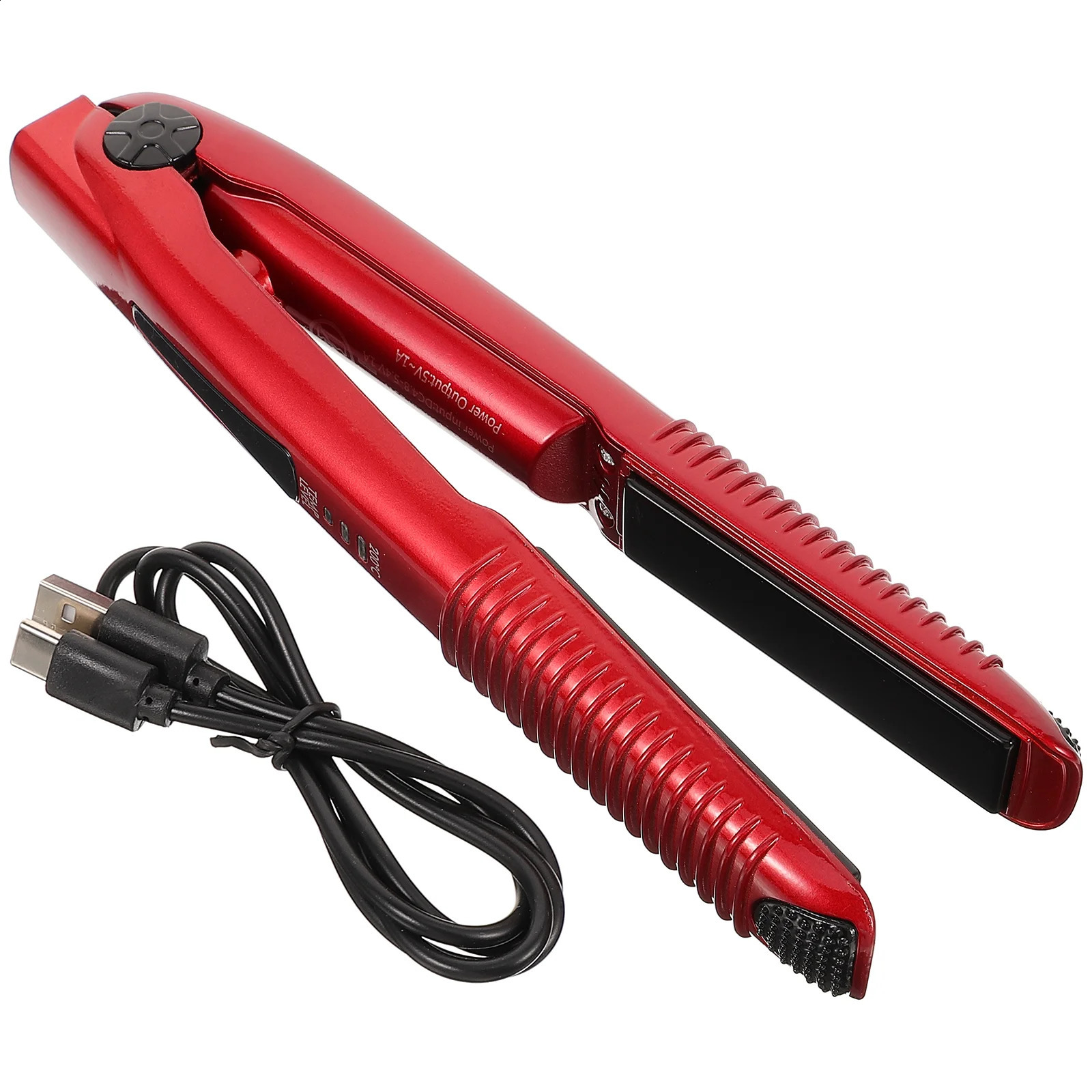 Hair Straightener Cordless Rechargeable Styling Curler Small Wireless Curling Wand Rollers Curlers 241224