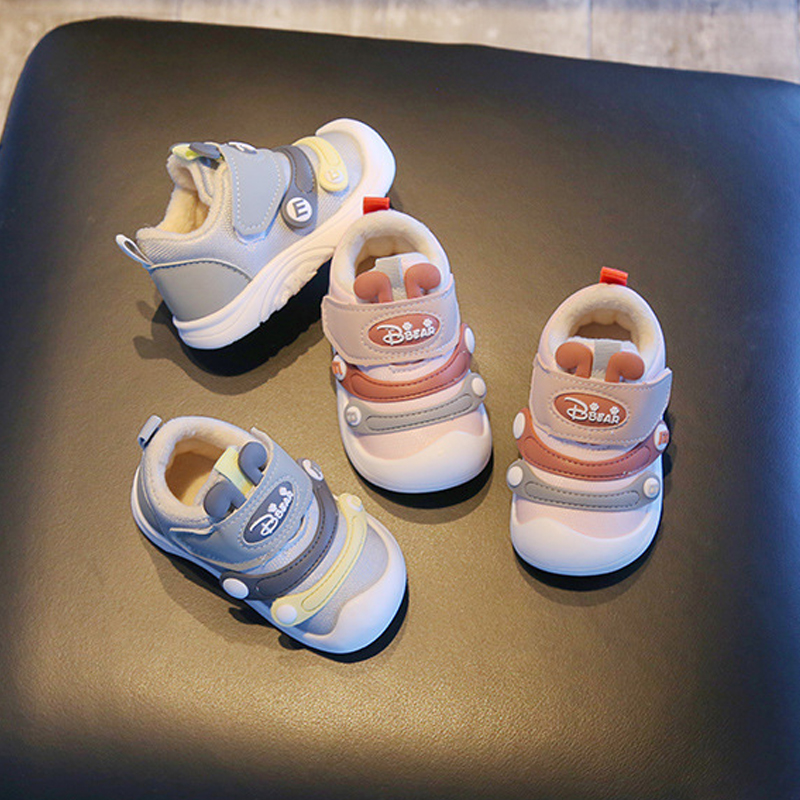 Toddler Shoes 2025 Winter Unisex Boy Girl Kid Sneakers For Baby Infant Shoes Happysteps Soft Warm Sneakers Sizes US1C-US10C