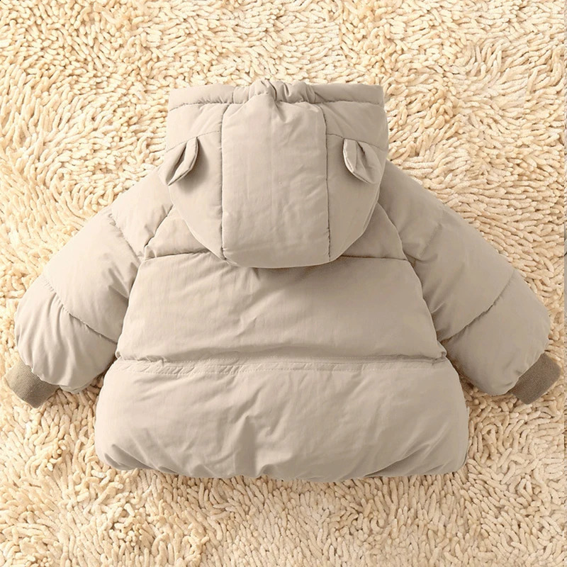 Cold Winter Kids Thicken Warm Jackets Children Down Cotton Outerwear Plush Thick Coat For Russia Baby Boys Girls Cotton Coats 241223