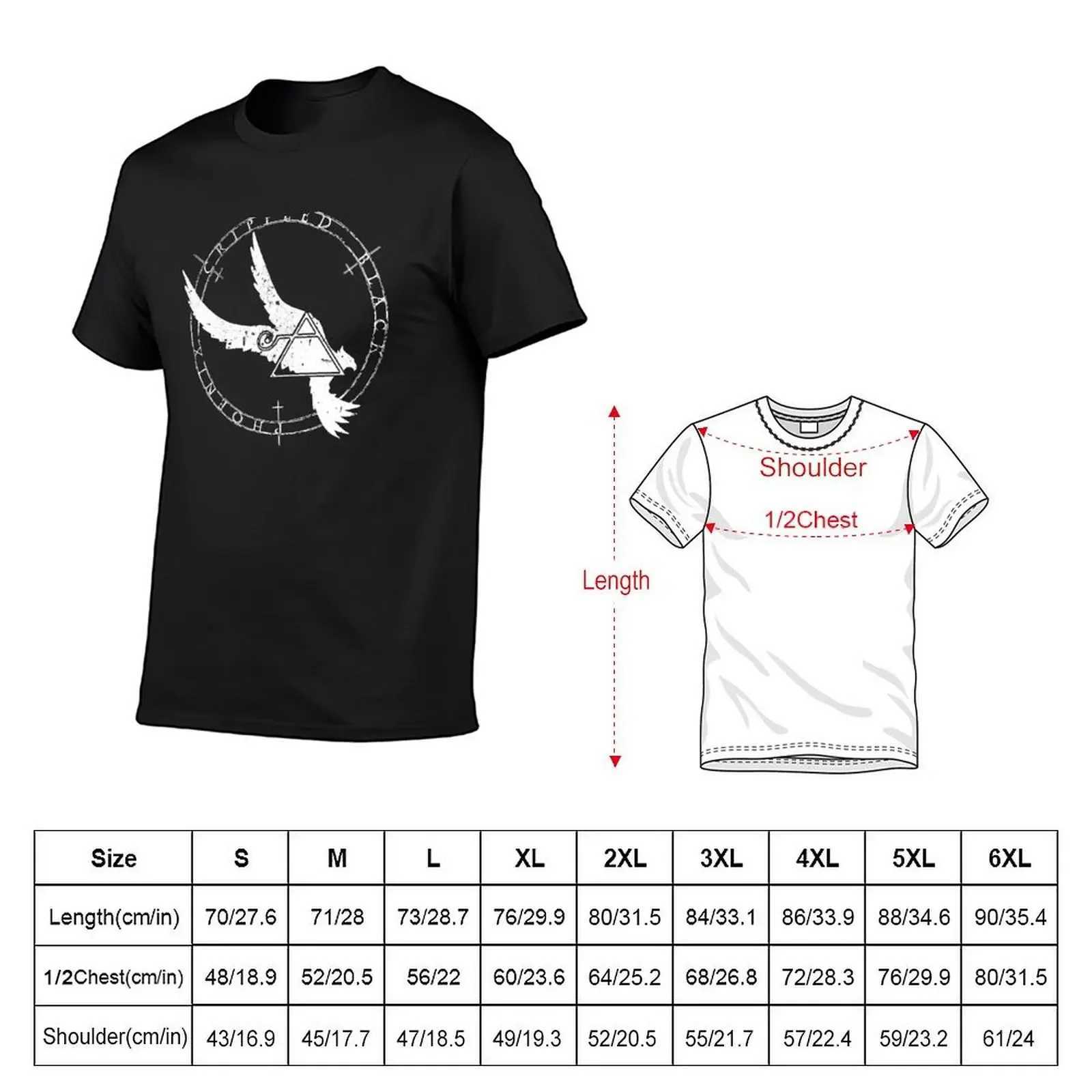 Limped Black Phoenix 205 A.D. (White V.) T-shirt oversized sports shirt fan black summer top solid color mens T-shirt W241223