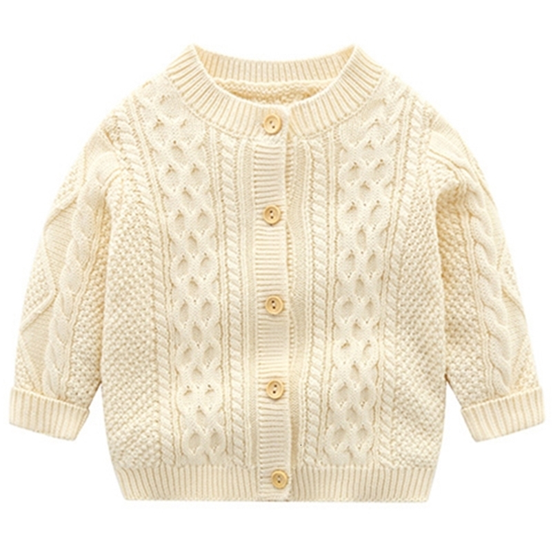 Cardigan Baby Sweater Knitted Boys Girls Toddler Solid Sweater Handmade Infant Single Breasted Cardigan Kids born Clothes 241223