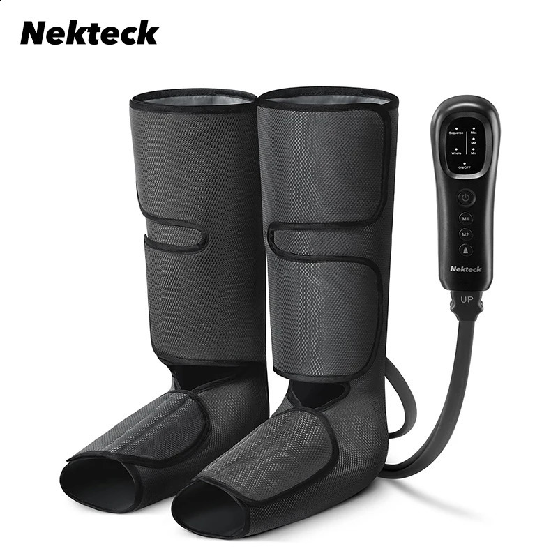 Nekteck Foot Legs Air Compression Massager Calf Wraps Massage for Blood Circulation and Relaxation Physical Massage Boot 241224