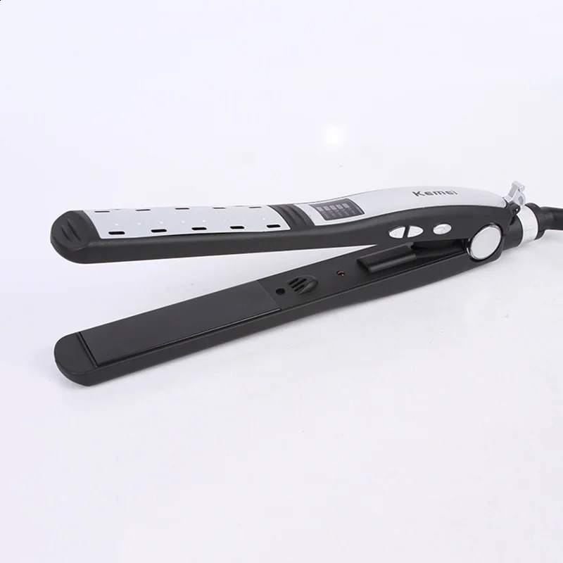 Kemei hair straightener styling tools professional ionic flat irons straightening Irons women curling irons curler 241224