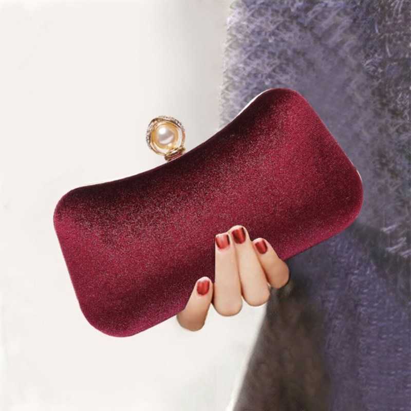 Clutch Bag New Style Velvet Hot Gold Dinner Bag Cheongsam Party Handbag Celebrity Evening Dress Bag Bridesmaid Wedding Bag 240920