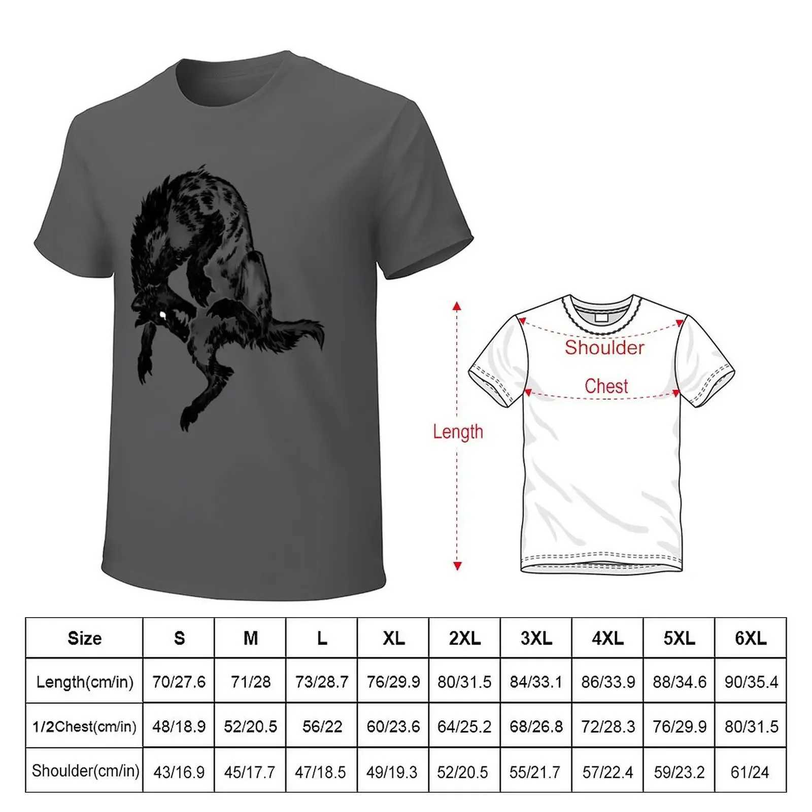 Hyena T-shirt Flat T-shirt Customized T-shirt Mens T-shirt Set W241223