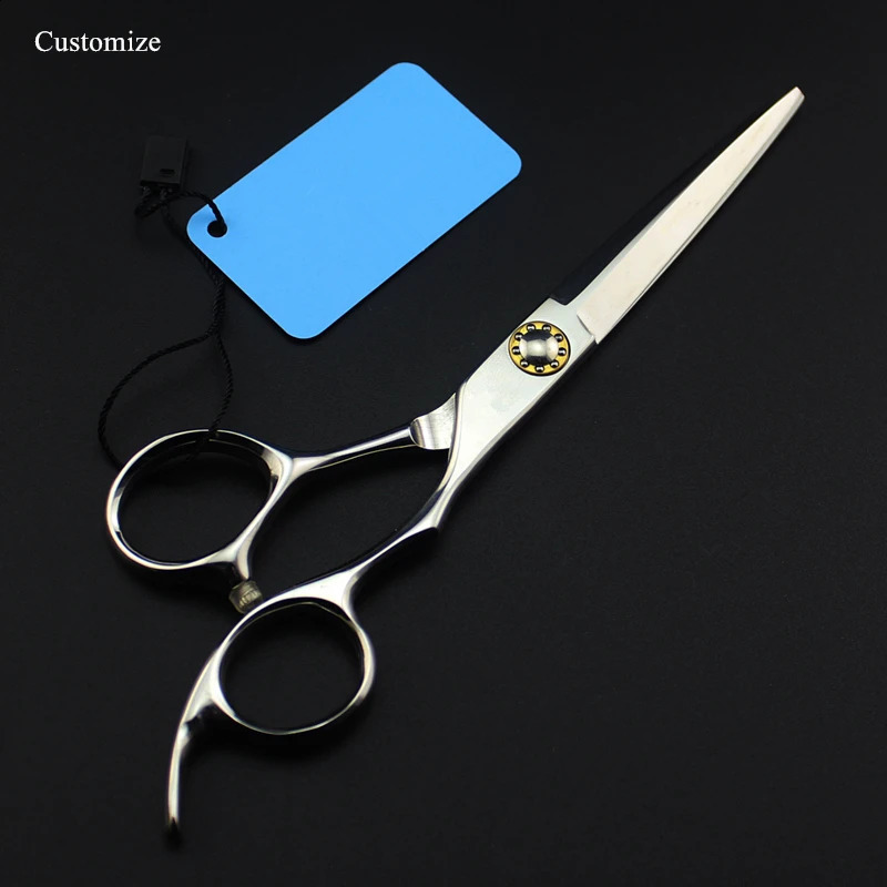 Customize japan 9cr13 steel 6 Bearing hair salon scissors set cutting barber makas Thinning shears hairdressing scissors 241224
