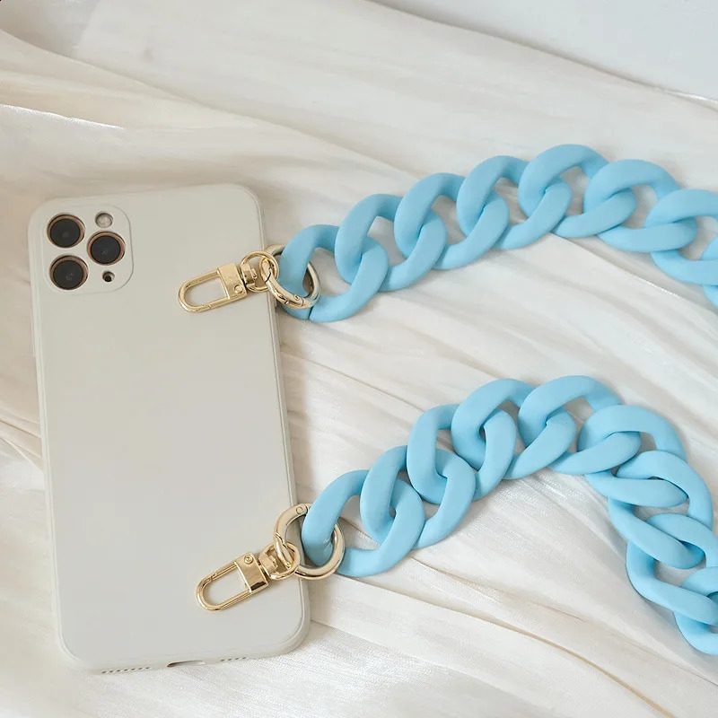 Fashion Womens Handbag Accessories Chain Matte Candy Purple Resin Chain Matte Belt Womens Clutch Shoulder Bag Chain 241223