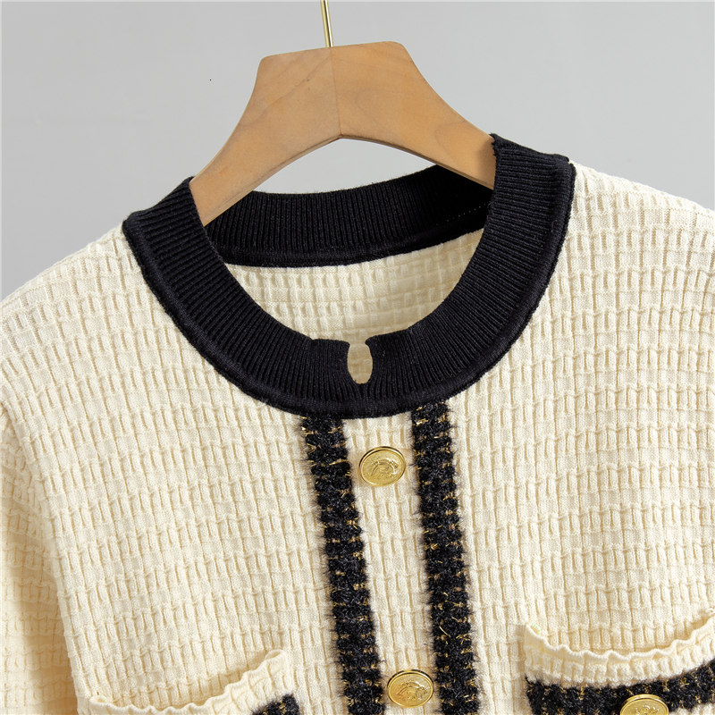 Women Retro Knitted Mini Solid Color V-Neck Long Sleeve Wrapped Hip Dress Spring Autumn Slim Sweater New Arrival new Clothes