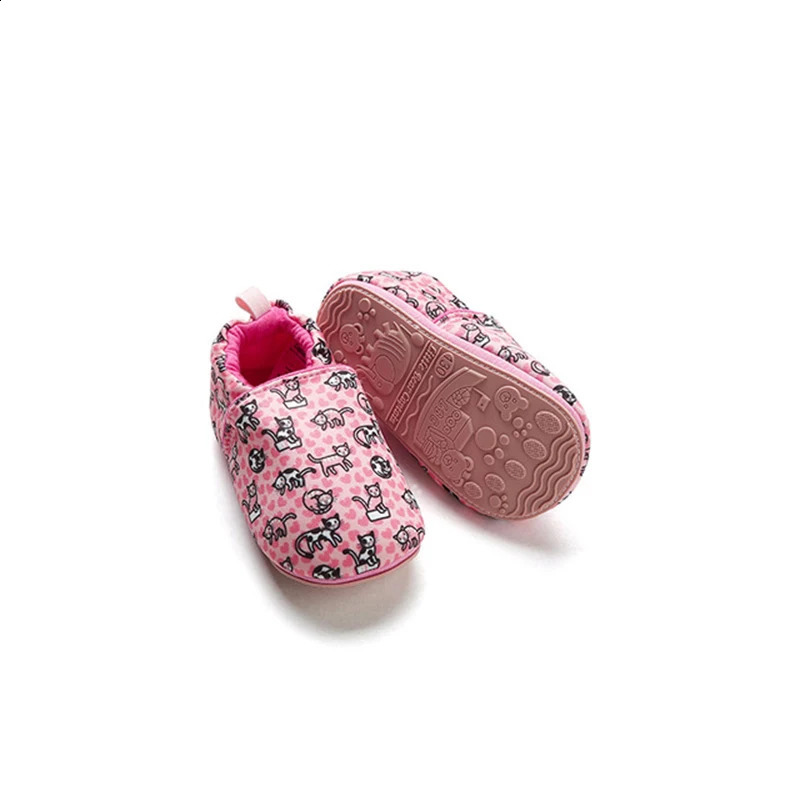 Baby Shoes Adorable Infant Slippers Toddler Baby Boy Girl Knit Crib Shoes Cute Cartoon Anti-slip Prewalker Baby Slippers 241223