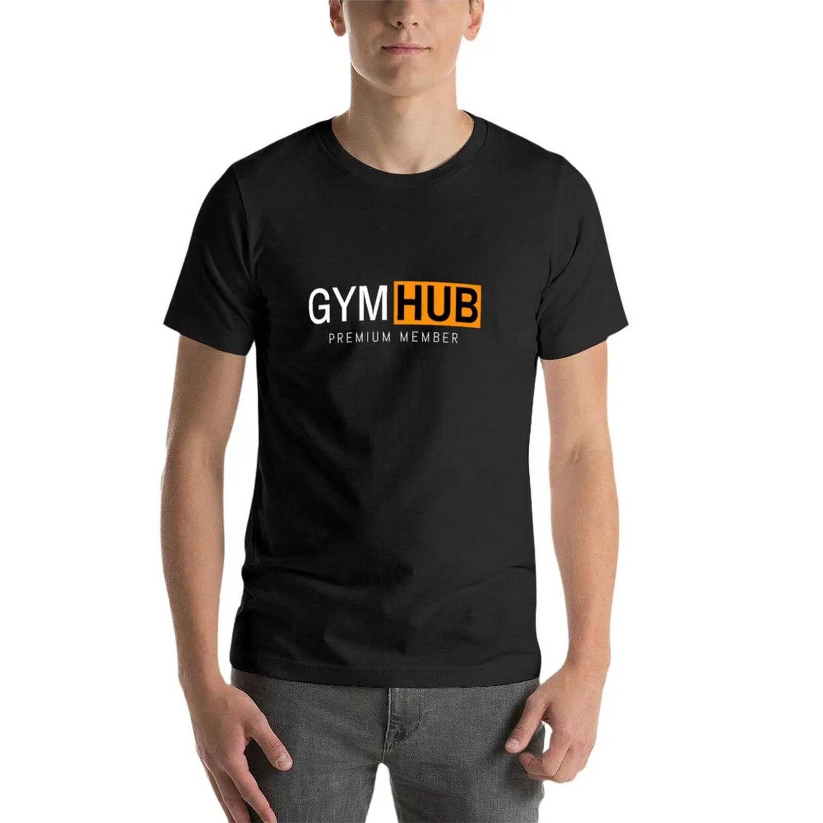 GYMOHUB Premium Member T-shirt Plain plus sizes Sublime Mens T-shirt Set W241223