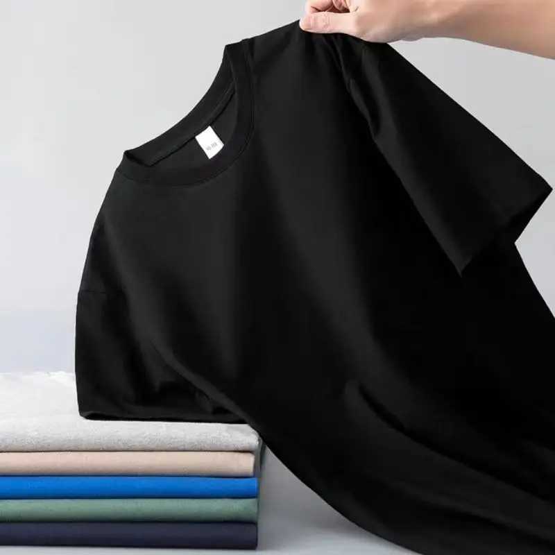 Summer clothing mens T-shirt mens T-shirt pure cotton short sleeved T-shirt womens top mens oversized 4XL 5XL 2024 new item W241223