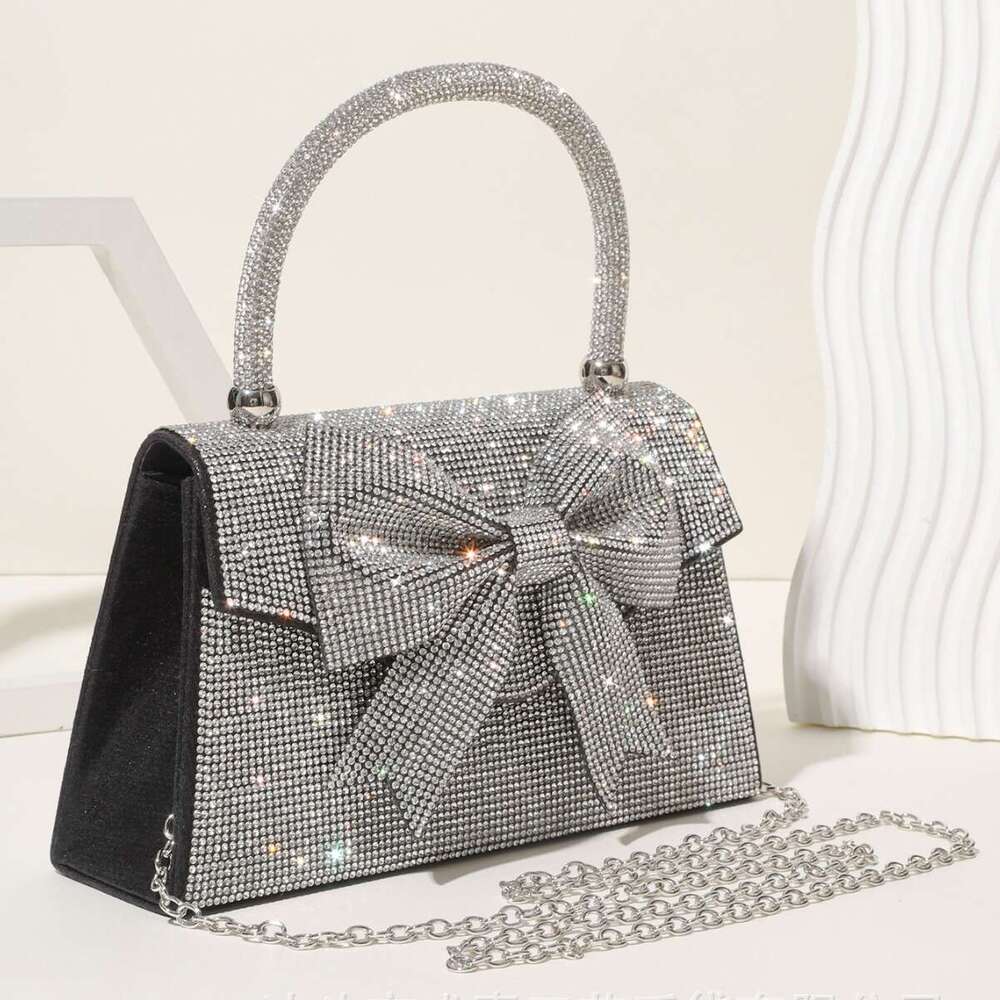 Shoulder Bag for Ladies Women Fashion Crossbody Bags Handbags Girls New Rhinestone Handbag Bow Casual Women Bag
