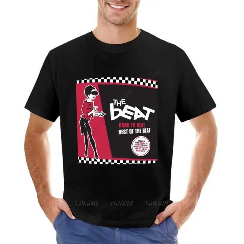 UK Beat - Difficult to Beat (UK 2-Tone Ska) T-shirt Extra Large Fun T-shirt Mens Solid Color T-shirt W241223