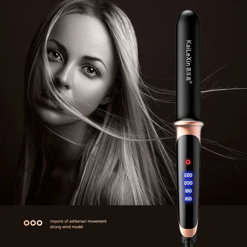 Professional Hair Straightener Curler Flat Iron Negative Ion Infrared Straighting Curling Corrugation Care 241224