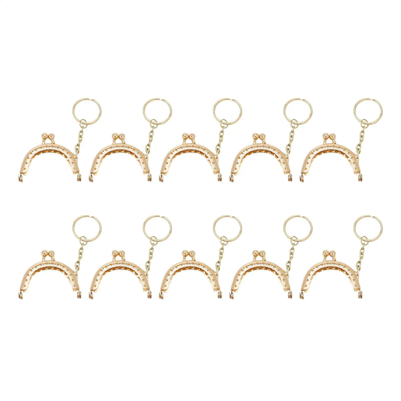 Wallet clasp 10Pcs 5cm metal wallet with coin bag accessory DIY craftsmanship 241223