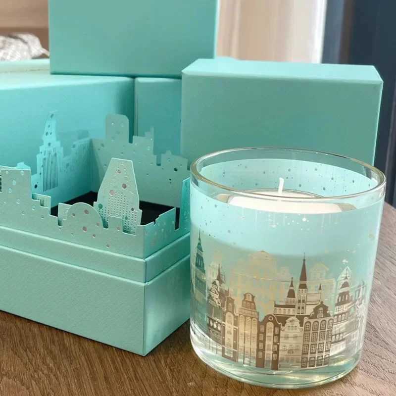 Luxury Fragrance Gift Box Smokeless Scented Candle Wax Jelly Romantic Room Decor Aromatherapy Candle New Year Xmas Party GiftXJ241223