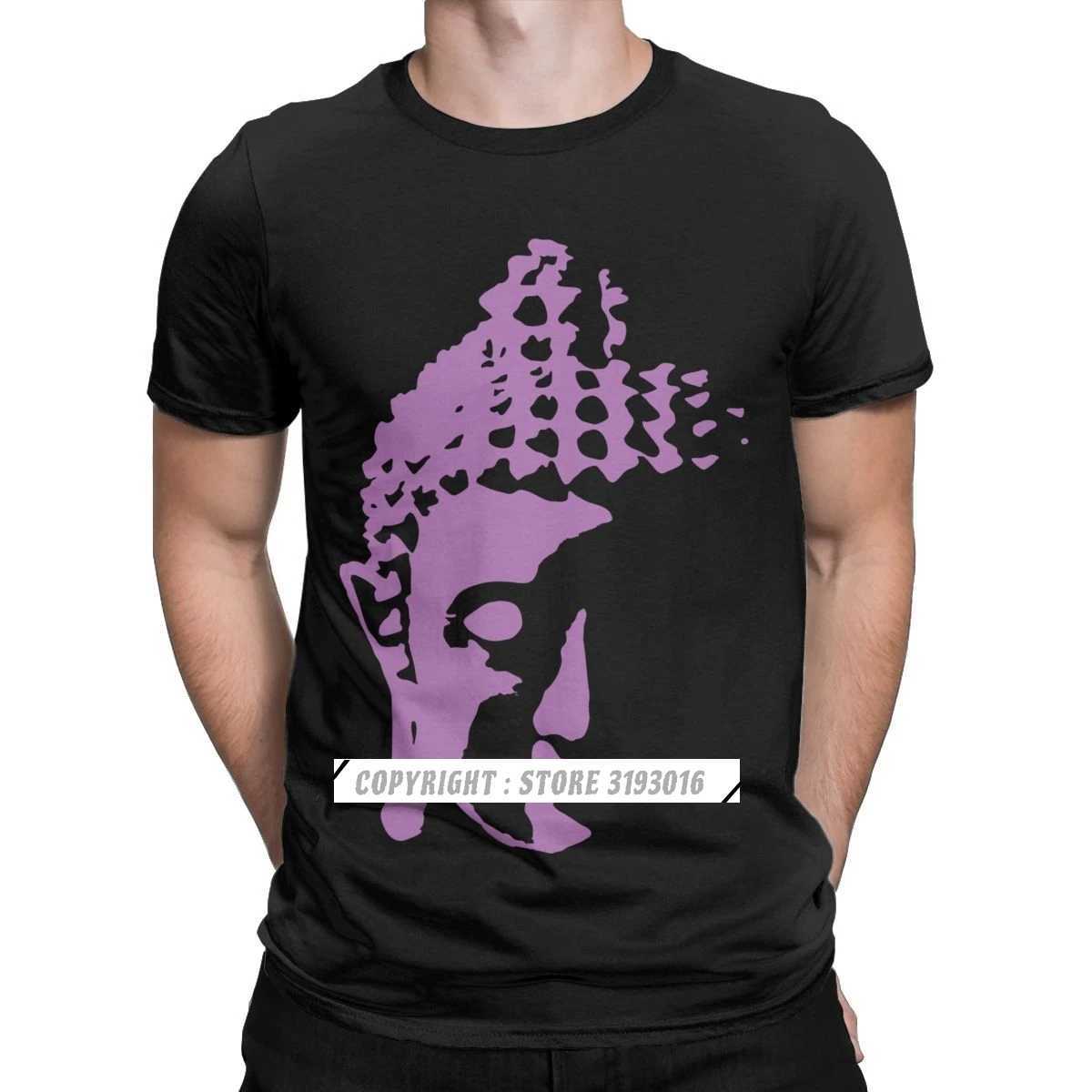Retro Buddhist T-shirt for Men Buddhist Spirit and Religious Design Harajuku Flat T-shirt High Grade Cotton Camisas Hombre W241223