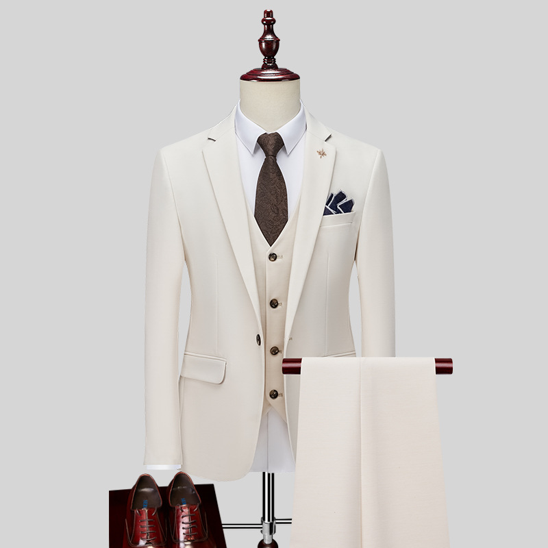 S1223Professional formal suit small suit Korean style slim fit best man groom wedding dress