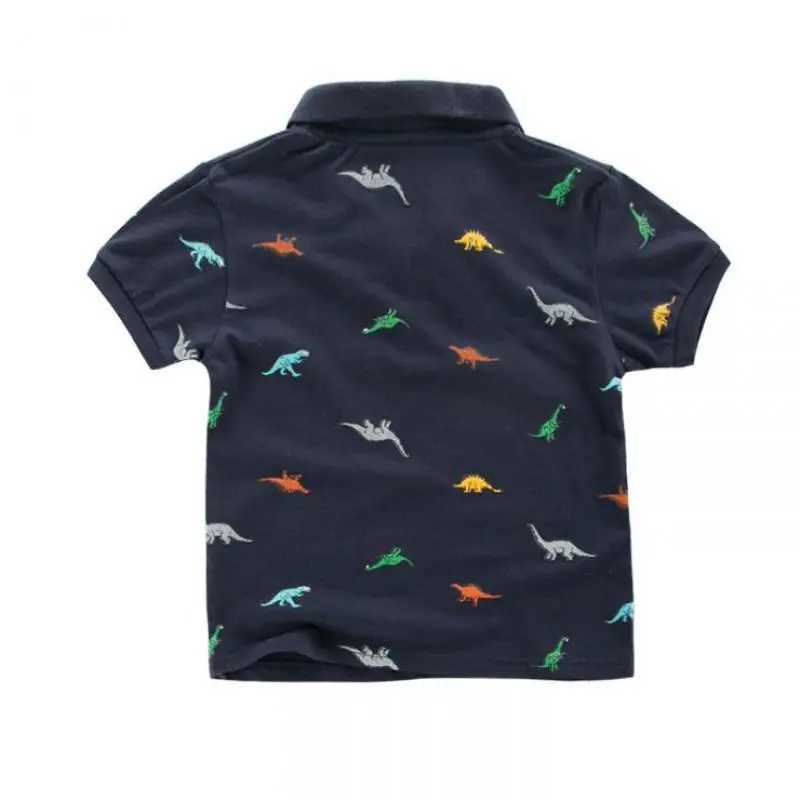 3-9Y Childrens Polo Shirt Summer Boys and Girls Top T-shirt Short Sleeve Breathable Cotton Soft Collar Childrens Clothing H25 W241223