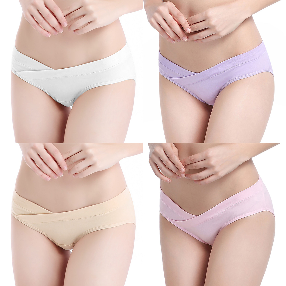 Soft Breathable and Stylish Underwear Low Waist Cotton Panties Designed for Pregnant Women Comfort Maternity Clothings