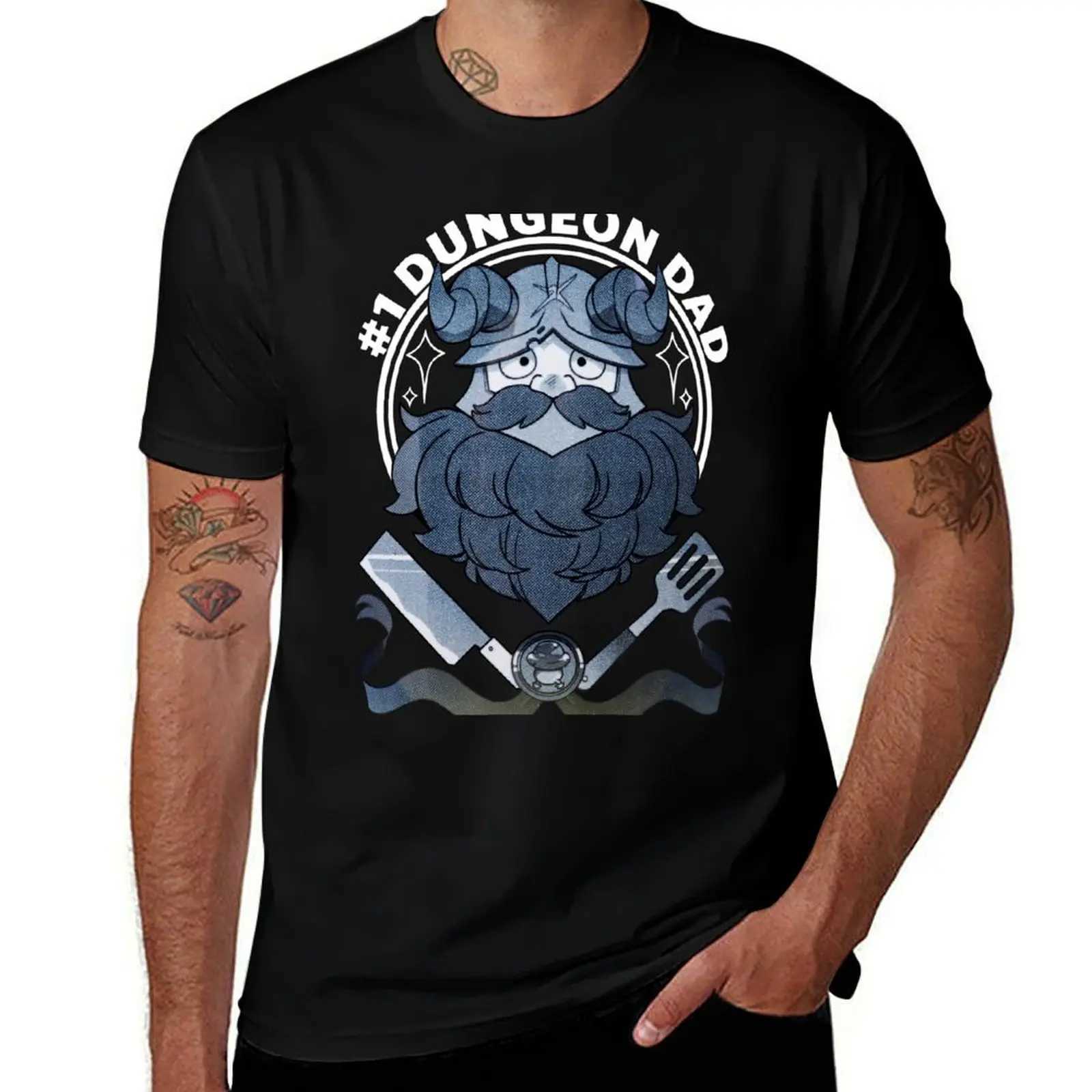 Dungeon Meshi Senshi Dungeon Dad T-shirt Custom T-shirt Size Up Mens Wear W241223
