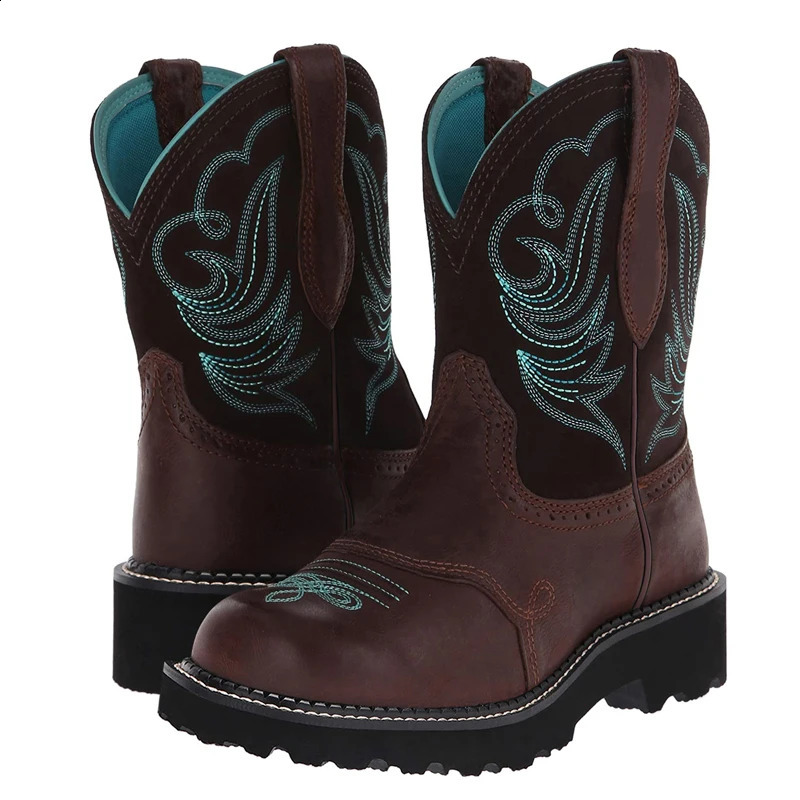 Mens denim boots womens Pu leather boots lightweight and comfortable Western style boots Zapatos De Hombre size 35-42 241223
