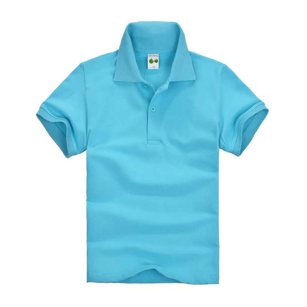 Summer new childrens T-shirt short sleeved cotton boy polo shirt childrens clothing for 3-14 years old W241223