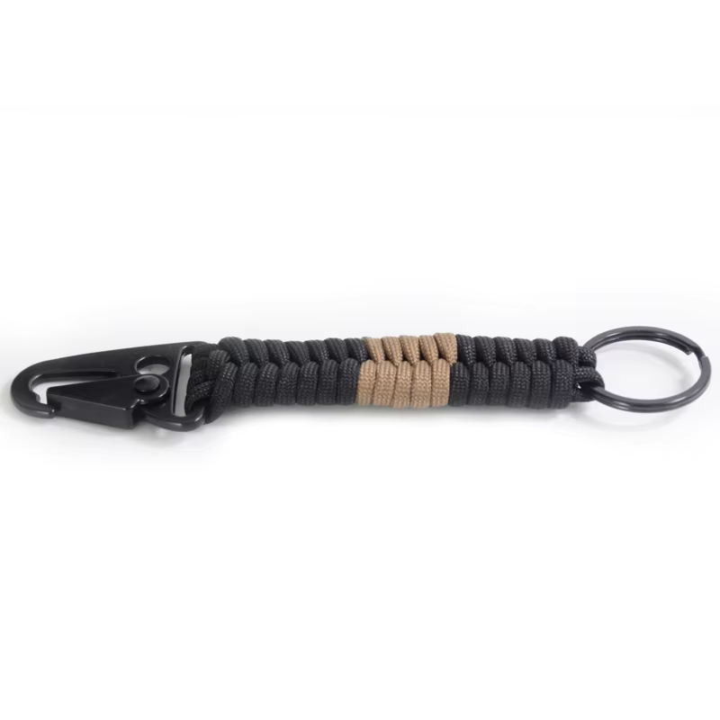 custom 550 paracord survival keychain camping accessories