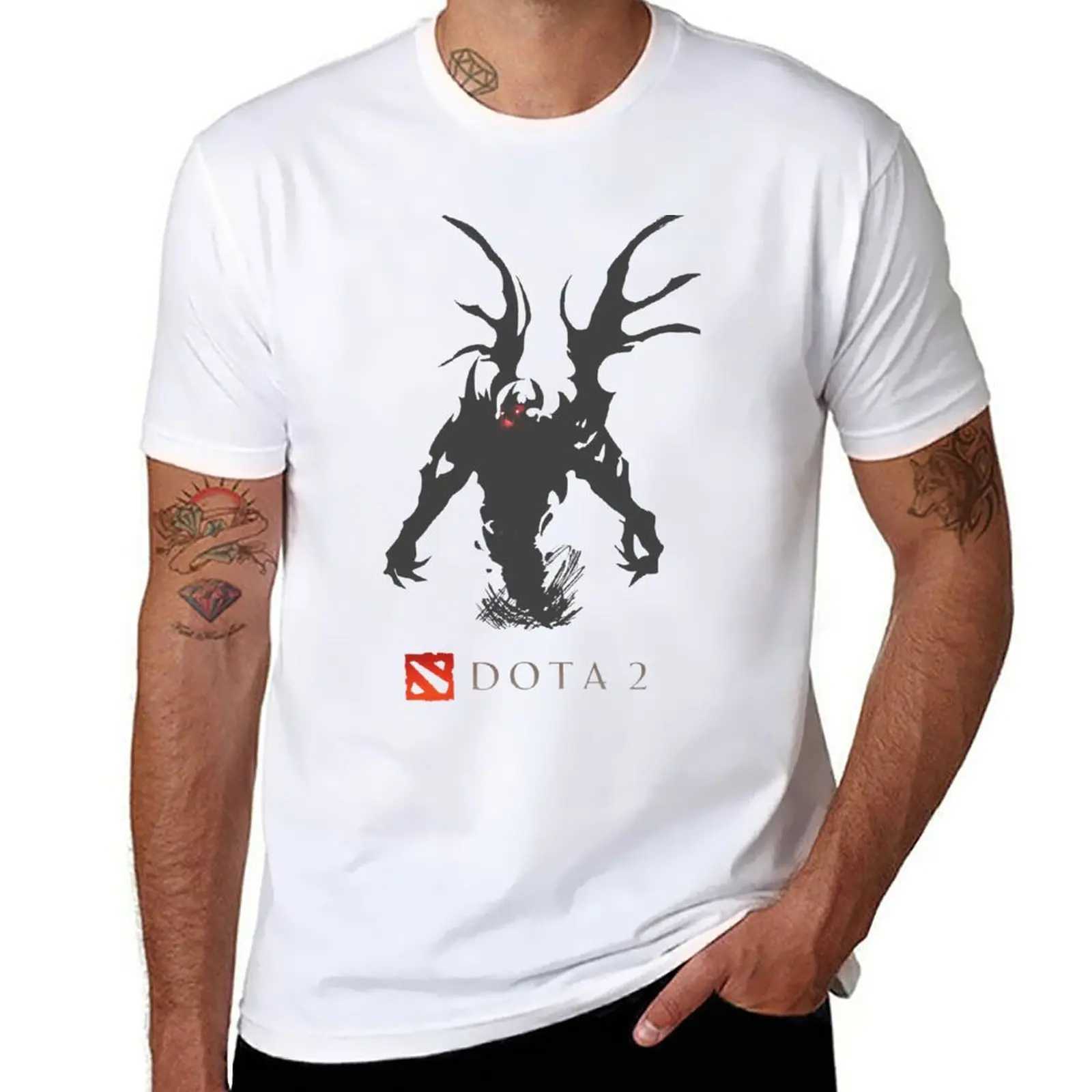 New Dota 2 Shadow Devil T-shirt Regular T-shirt Korean Fashion Fun T-shirt New Version T-shirt Mens Graphic T-shirt W241223