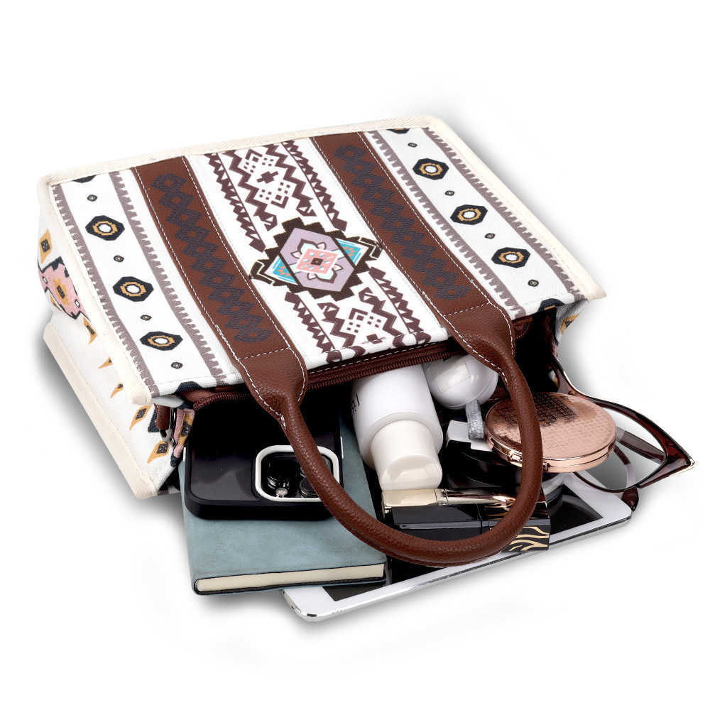 set Bohemian crossbody women's bag canvas bag large capacity mother and child bag Lion Ridge bag 241215