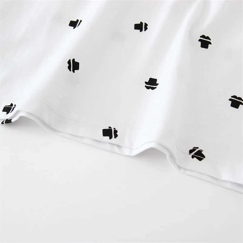 Summer Boys 2024 Korean Fashion Leisure Breathable Solid Color Printed Hat/Polo Shirt/2-7 Years Old W241223