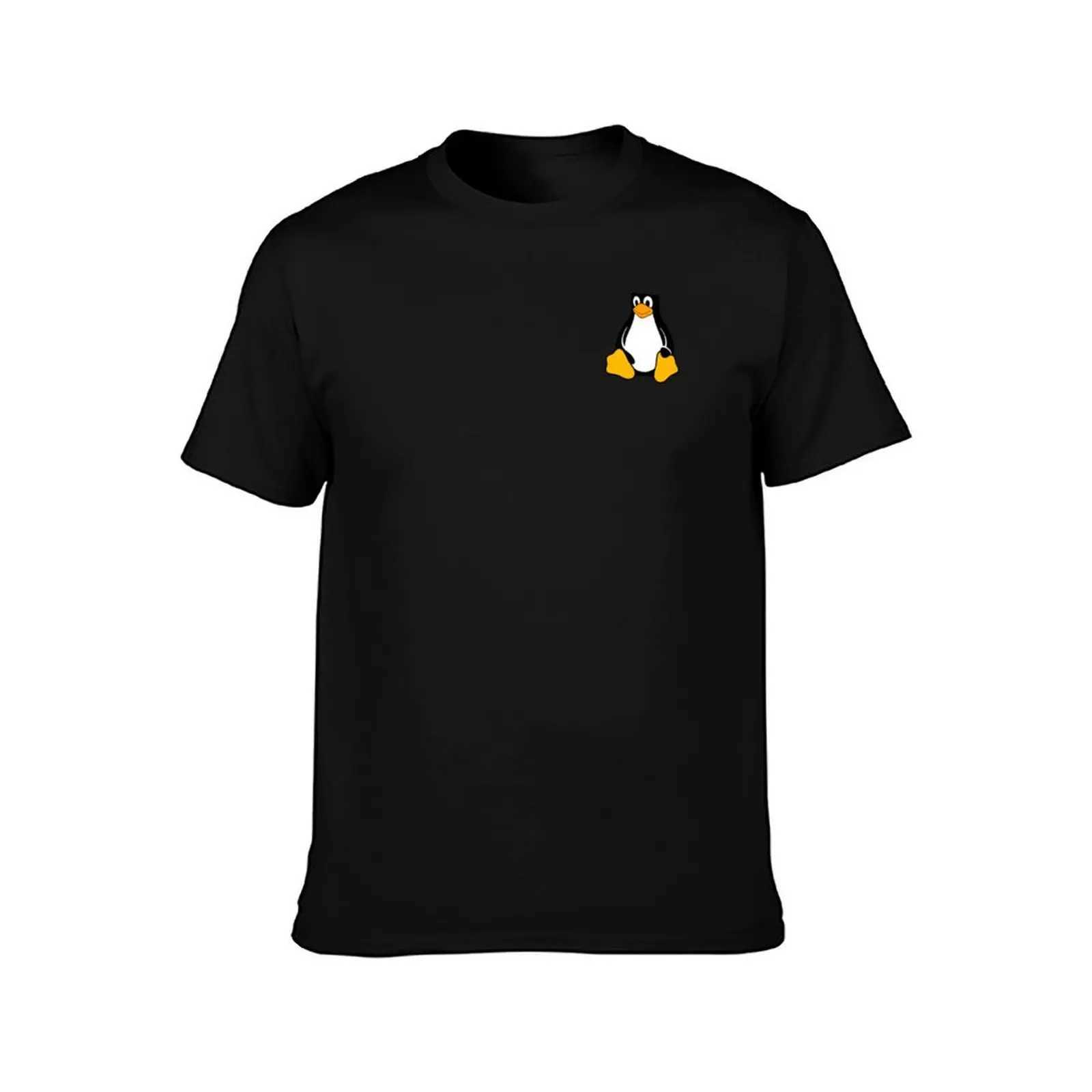 Linux Tux T-shirt Pure Cotton Graphic T-shirt W241223
